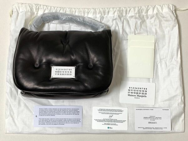 新品《 Maison Margiela メゾン マルジェラ 》Glam Slam フラップ スモール / グラムスラム ブラック