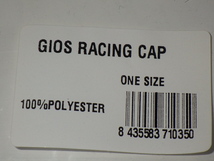 デラ人気★GIOS ジオス RACING CAP ONESIZE_画像6