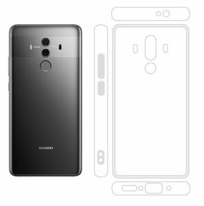 Huawei Mate10 Pro 6.0インチ 透明 ソフト TPU ケース