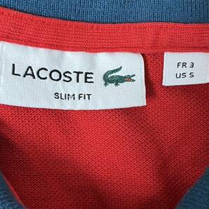 LACOSTE ラコステ ラコステポロシャツ 半袖 ポロシャツ Mサイズ相当 古着の画像2