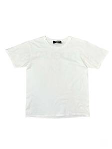 1PIU1UGUALE3 RELAX ホワイト クルーネック 半袖 Tシャツ カットソー Mサイズ相当 古着