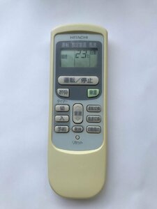 【電池付き】★中古★日立(HITACHI)　RAR-2Q1　エアコン　エアコンリモコン　クーラー　クーラーリモコン