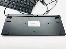 中古動作品　8個セット　サンワサプライ　USBスリムキーボード（ブラック） SKB-SL18BK_画像2