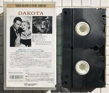 ダコタ荒原 VHS 1945年 カール・フォアマン ジョン・ウェイン ヴェラ・ラルストン ウォルター・ブレナン 西部劇 ビデオテープ 映画 洋画_画像2