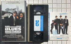 ブルース・ブラザーズ デジタルニューマスター版 VHS 1980年 解説書つき ジョン・ベルーシ ダン・エイクロイド ビデオテープ 映画 洋画