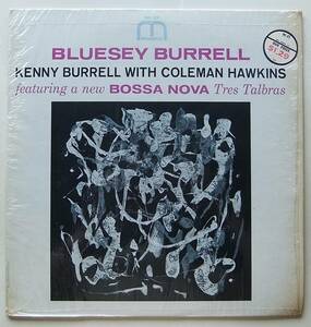 ◆ KENNY BURRELL with COLEMAN HAWKINS / Bluesey Burrell ◆ Moodsville MVLP 29 (green:VAN GELDER) ◆ V