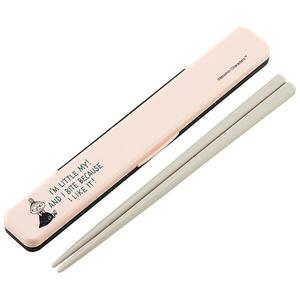  little mi.. chopsticks set sound. .. not chopsticks box set . chopsticks case . present for cutlery anti-bacterial character pink ske-ta-