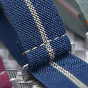 MARINE-NATIONALE/MN-STRAP！NAVY & KHAKI THICK-STRIPE 20MM！MNストラップ！※ネコポス発送で送料無料 の画像10