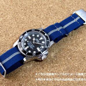 MARINE-NATIONALE/MN-STRAP！NAVY & KHAKI THICK-STRIPE 20MM！MNストラップ！※ネコポス発送で送料無料 の画像7