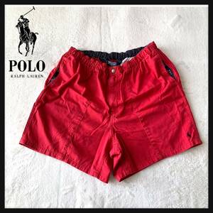 【希少】90s Polo by Ralph Lauren ポロ ラルフローレン ショートパンツ ショーツ ポニー刺繍