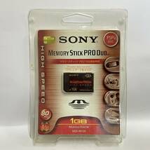 SONY ソニー メモリーステック PRO DUO プロ デュオ Hi-Speed 1GB MSX-M1GNU　送料無料♪_画像1