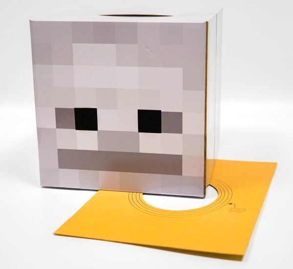 マインクラフト お面 スケルトン マスク マイクラ コスプレ ハロウィン 変装 仮装 アイテム 子供 大人 サイズ 大
