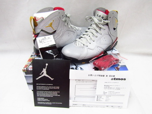 NIKE AIR JORDAN7 REFLECTIVE CARDINAL ナイキ エアジョーダン7 リクレティブ カーディナル BV6281-006 26.5cm 中古美品 ◆13084