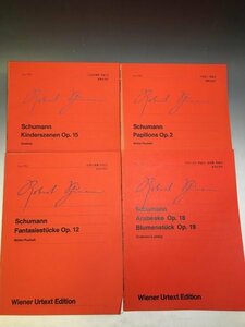音楽之友社「ウィーン原典版 シューマン」まとめて4冊一括出品★ロベルト・シューマン ロマン派 オーケストラ スコア 楽譜 63N1H