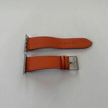 Apple Watch Hermes 44mm OrangeSingle Tour エルメスベルト シンプルトゥール オレンジ_画像2