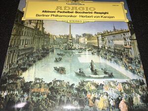 カラヤン 60s アルビノーニ アダージョ パッヘルベル カノン レスピーギ 古風な舞曲 ボッケリーニ ベルリン オリジナル 紙ジャケ 美品