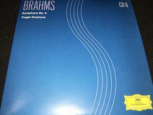 アバド ブラームス 交響曲 4番 悲劇的序曲 ロンドン交響楽団 ドイツ・グラモフォン 紙ジャケ 美品