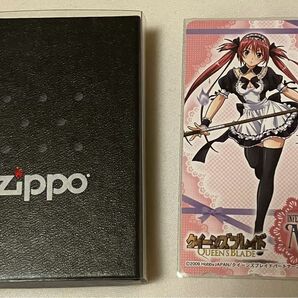 クイーンズブレイド Queen s Blade 冥土へ誘うもの アイリ BIGLOBE ストア 特典 テレカ 付き Zippo