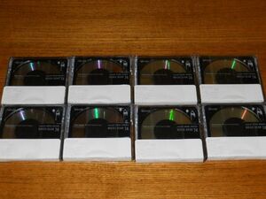 (30) MD ミニディスク 未開封・未使用 maxell MUSIC GEAR 74 2色 4枚ずつ 8枚セット 同一デザイン
