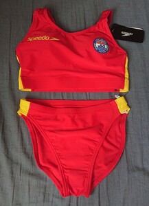  tag equipped size L records out of production life saving life saver JLA official recognition separate type life guard swimsuit .. swimsuit 