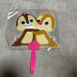 Disney うちわ ハーモニーインカラー インスタ映え SNS映え 可愛い ディズニー ハロウィン チップ&デール