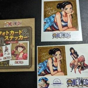 ONE PIECE フォト&ステッカー ニコ・ロビン