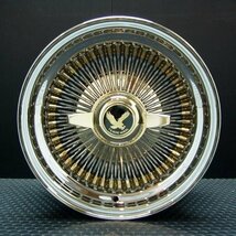 ワイヤーホイール T's WIRE 13X7J STD100SP トリプルゴールド4本セット （ローライダー USDM アコード シビック ハイラックス）_画像3