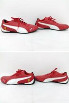 PUMA SF Drift Cat 7 Rosso White black 305998 01 シューズ スニーカー28cm 赤 白 ドリフトキャット 7 フェラーリ USED 古着 メンズ 男性_画像5