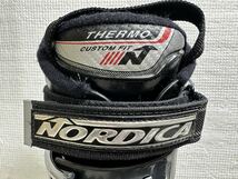 【NORDICA ／ノルディカ 】 スキーブーツ ライトグレー 26/26.5 305mm ★ 現状品_画像6