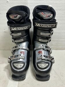 【NORDICA ／ノルディカ 】 スキーブーツ ライトグレー 26/26.5 305mm ★ 現状品