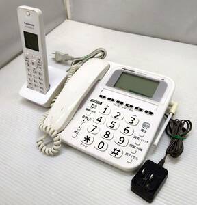 ♪♪23P057 Panasonic パナソニック コードレス電話機 VE-GE10 親機 子機 KX-FKD404 電話 セット ♪♪