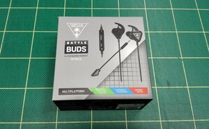 BATTLEBUDS ブラック ゲーミングイヤホン 小型 マイク付き インイヤーヘッドセット【未開封】(2501540)※代引不可