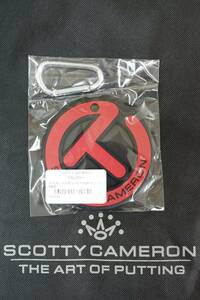 スコッティ・キャメロン Scotty Cameron - Cookie Cutter Circle T - RED Putting Disk バッグ タグ パッティングディスク 新品