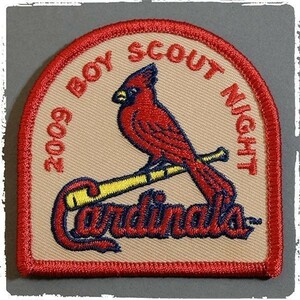 BG07 00s ワッペン パッチ ロゴ エンブレム Cardinals BOY SCOUT NIGHT ボーイスカウト アメリカ BSA カーディナルズ 刺繍