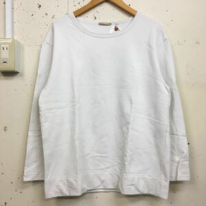 LAMOND SHARI URAKE PULL OVER カットソー 長袖 トップス tシャツ サイズ3 白 ホワイト 無地 コットン