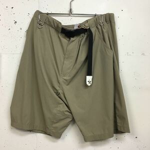 schott ショット ナイロン ショーツ ショートパンツ ワンスター カーキ メンズ XL ベルト キーリング