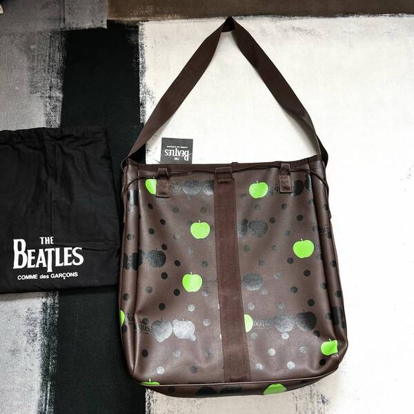 未使用品 レア◆COMME des GARCONS コムデギャルソン ショルダーバッグ BEATLES BAG ビートルズ バッグ メンズ レディース ブラウン