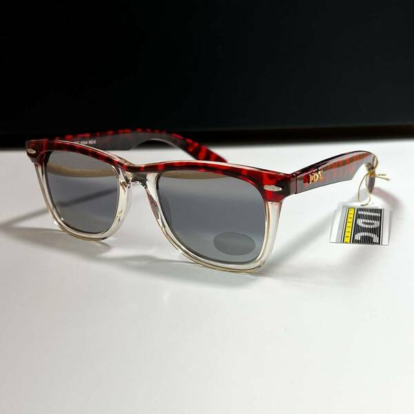 デッドストック◆I.D.C. 5504 NO.6 MADE IN FRANCE 未使用品 90's VINTAGE IDC アイディーシー サングラス eyewear ミラーレンズ レッド