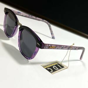 デッドストック◆I.D.C. 5007 NO.2 MADE IN FRANCE 未使用品 90's VINTAGE IDC アイディーシー サングラス eyewear パープルレオパード