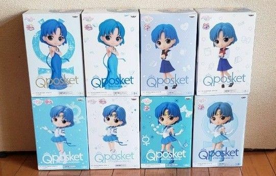 セーラームーン　フィギュア　Qposket　マーキュリー　初期　制服　ドレス