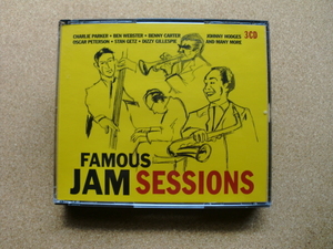 ＊【３CD】【V.A】FAMOUS JAM SESSIONS／CHARLIE PARKER、BEN WEBSTER、BENNY CARTER 他（FOS2205139）（輸入盤）