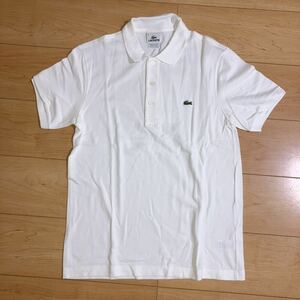 ラコステ　ポロシャツ LACOSTE 半袖 ホワイト　新品　格安！　早い者勝ち！