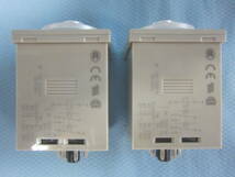 OMRON H3CR-F8 ソリッドステート・タイマ 0-12/0-1.2 AC100-240VAC*2個_画像5