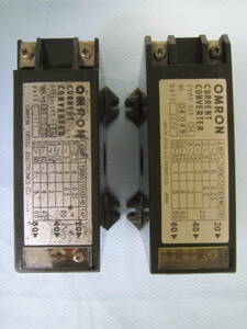 OMRON CURRENT CONVERTER カレントコンバータ SET-3A オムロン　*2個