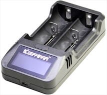 KEEPPOWER 純正 リチウムイオン電池 充電器 L2 2本 同時充電 3.6V 3.7V バッテリー 18650 14500 10440 16340_画像3