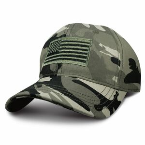 U.S.AMERICAN FLAG CAP アメリカンフラッグ キャップ 帽子 カモフラージュ柄 ミリタリーキャップ 