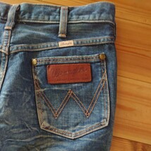 ★レア品 ヴィンテージ復刻品 レプリカ Wrangler ラングラー SANFORIZED サイズ29×34 日本製 ヒゲ 蜂の巣 色落ち感抜群★_画像8