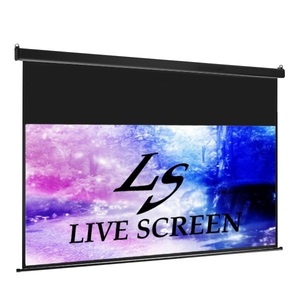 длинный модель!! LIVE SCREEN 16:9 100 дюймовый электрический складывание проектор экран домашний театр (эффект живого звука) EPSON ACER BENQ