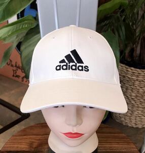 adidas／アディダス／ストラップバックキャップ／ホワイト／サイズ57〜60㌢