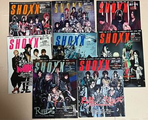 SHOXX 8冊セット 己龍 R指定 ナイトメア MUCC SuG ポスター CD 付き